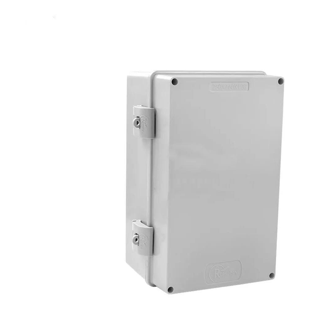 5X Caixa Standard Cinza Tampa Opaca Ip66 Rohdina 250X160X120