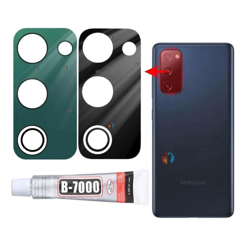 Vidro Câmera Lente Traseira Para Galaxy S20 Fe + B7000 Ip68