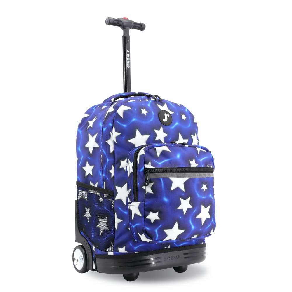 Mochila com rodinhas J World Sunrise 18 para meninos e meninas