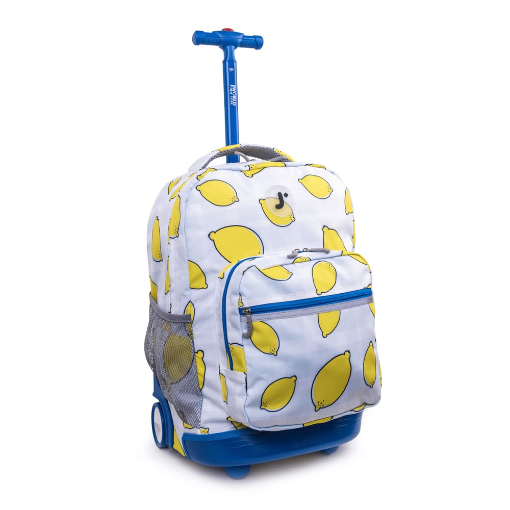 Mochila com rodinhas J World Sunrise 18L para escola e viagens