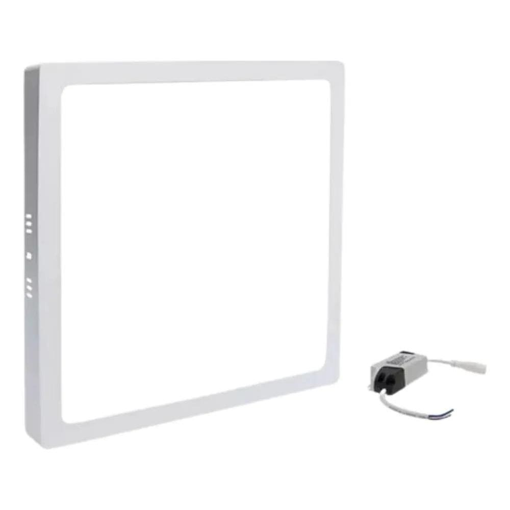 Painel Plafon Led 18W Sobrepor Quadrado 6000K Branco