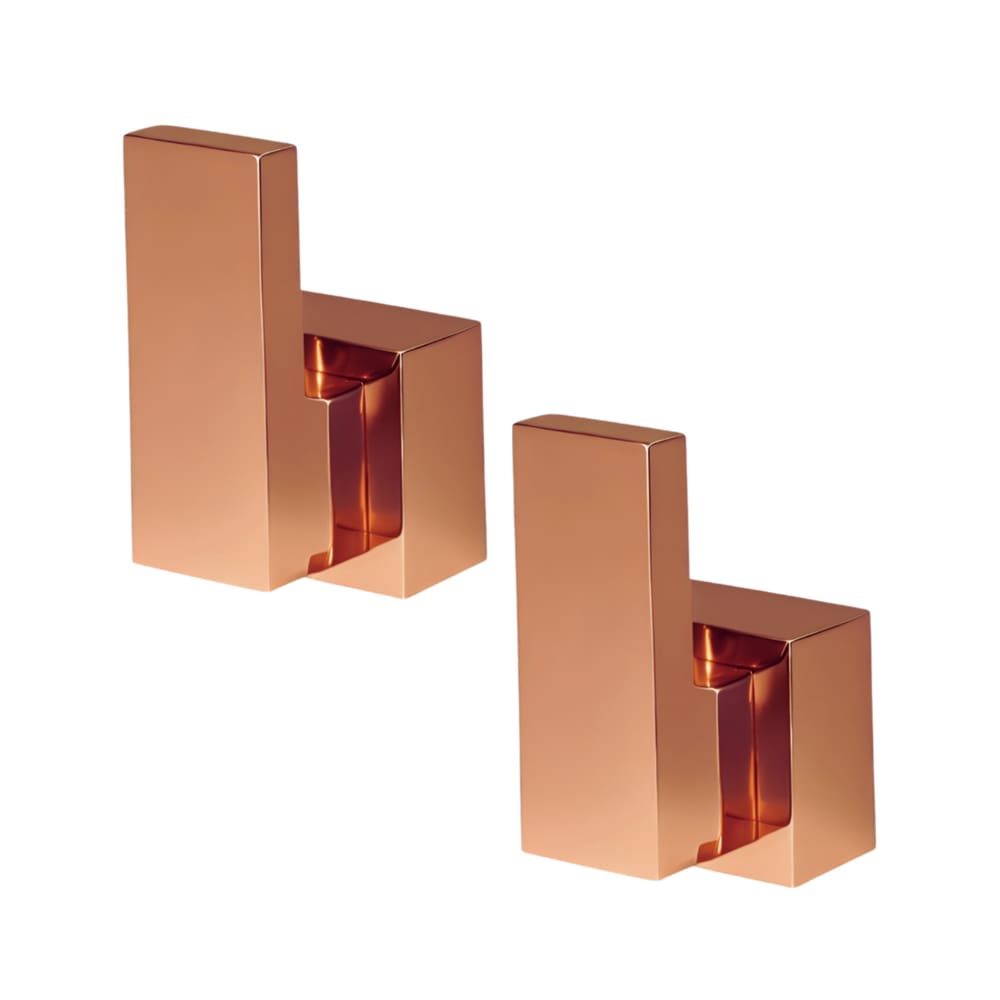Kit Acabamento para Registro base deca Alavanca até 1`` pol com 2 unidades Rose-Gold Brilhante