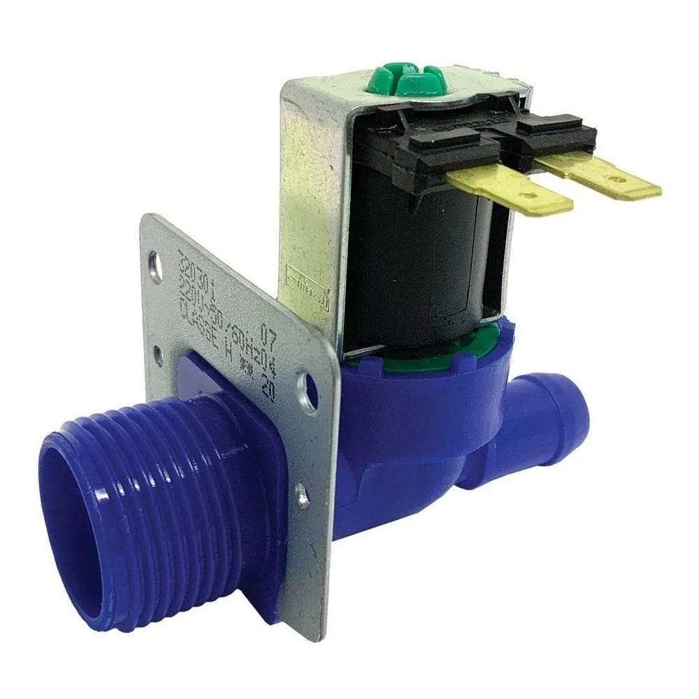 Válvula Solenoide Simples Entrada De Água Com Suporte