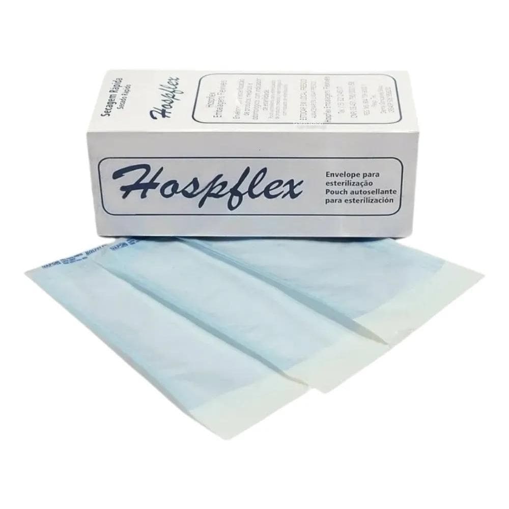 Envelope Para Autoclave Auto Selante 9 X 23Mm Hospflex 200Un