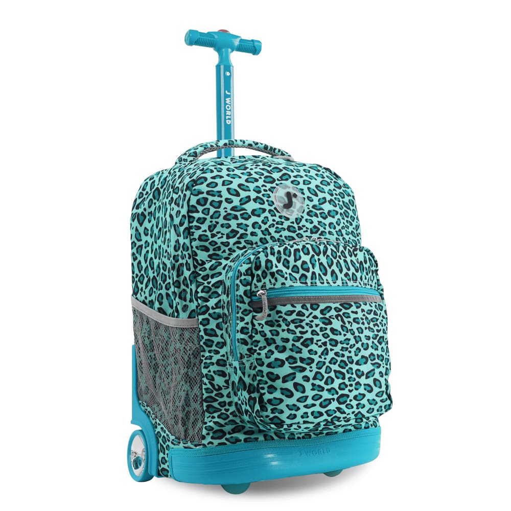 Mochila com rodinhas J World Girls Sunrise 18 para School Mint