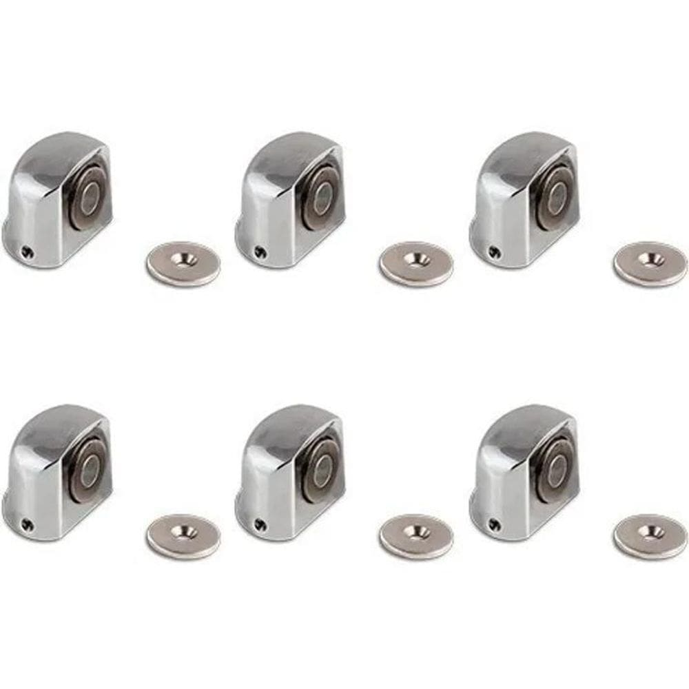 6 Batedor Prendedor De Porta Magnético Fixadores Batedores