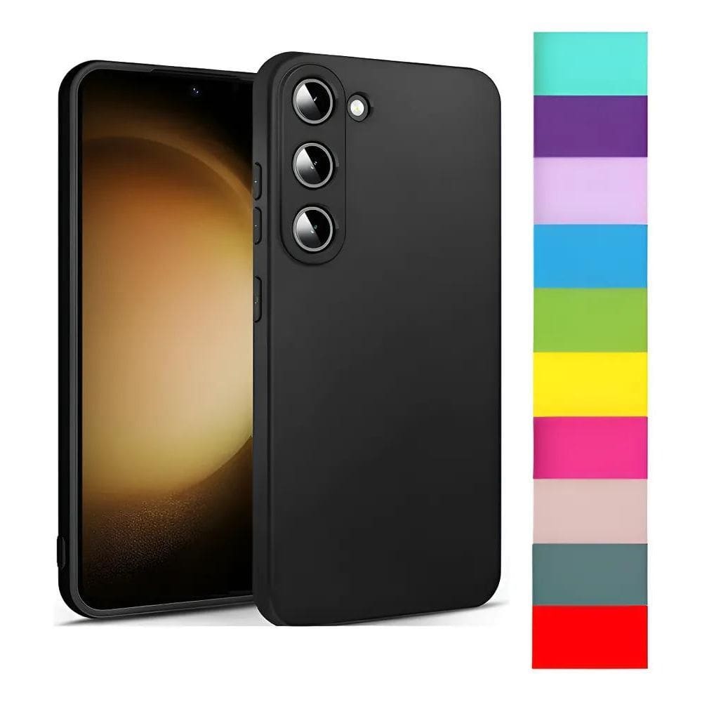 Capa Capinha Para Galaxy S23 Silicone Aveludado Com Proteção