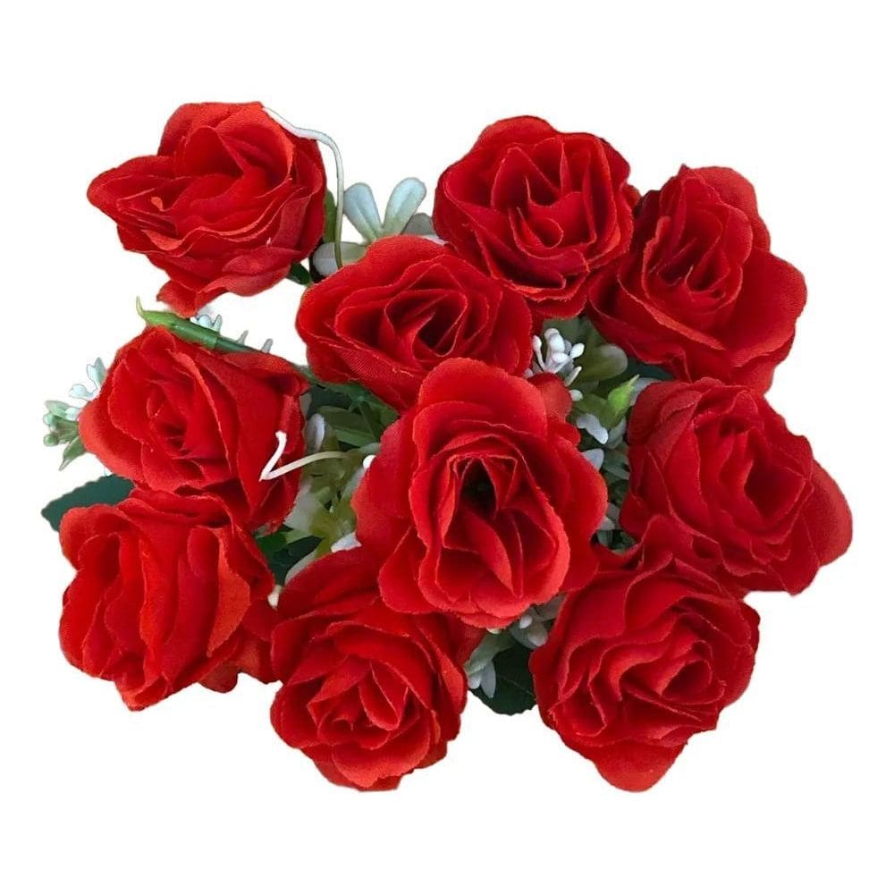 Buquê De Rosas Artificial Casamento Noivado Decoração