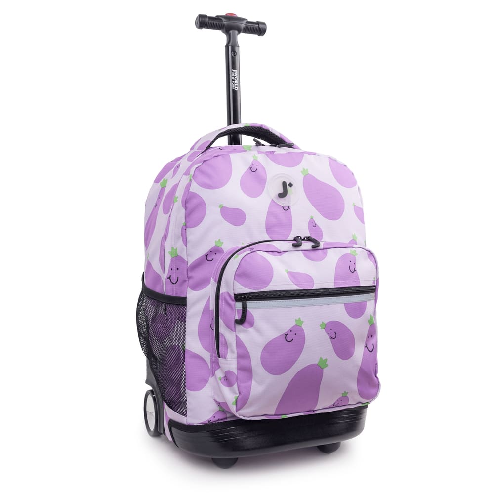 Mochila com rodinhas J World Sunrise 18 para meninos e meninas