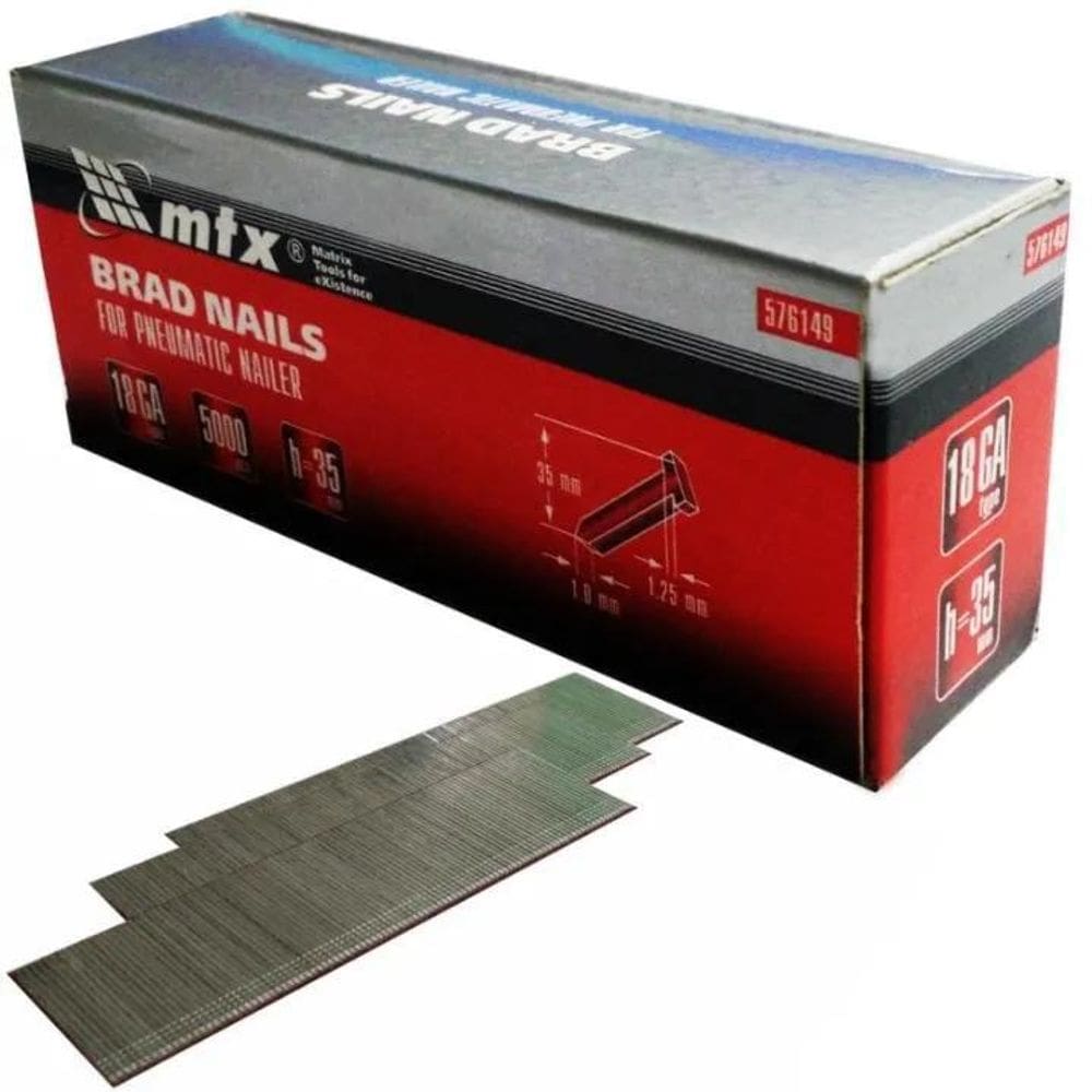 Pinos Para Pinador Pneumático F-35 Com 5000 Peças Mtx