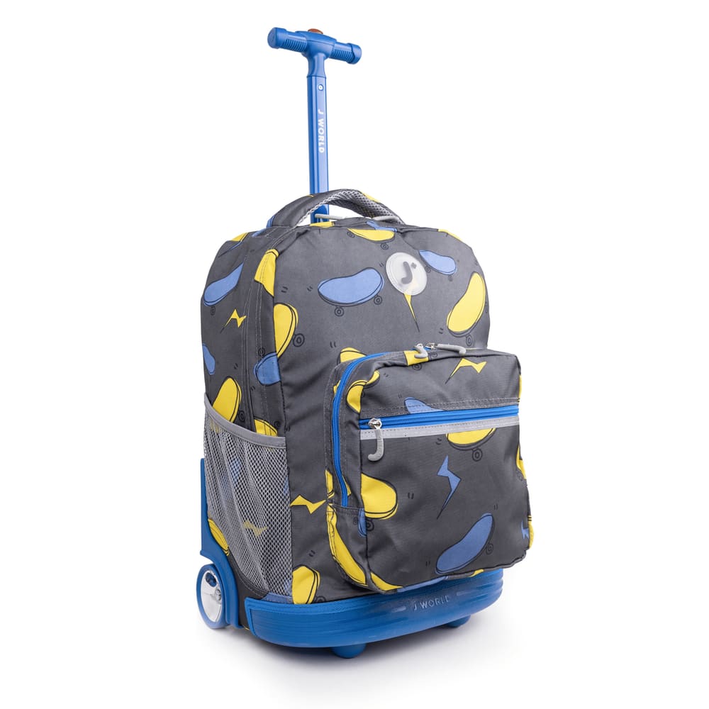 Mochila com rodinhas J World Sunrise 18 para meninos e meninas