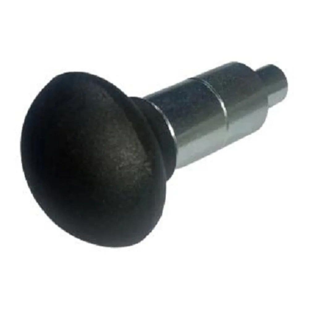 Puxador Manipulo Redondo Esférico Preto Pino 11Mm