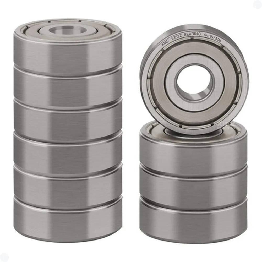 3X Kit 10 Micro Rolamento 626 Zz - 626Z 6X19X6Mm Aço Carbon