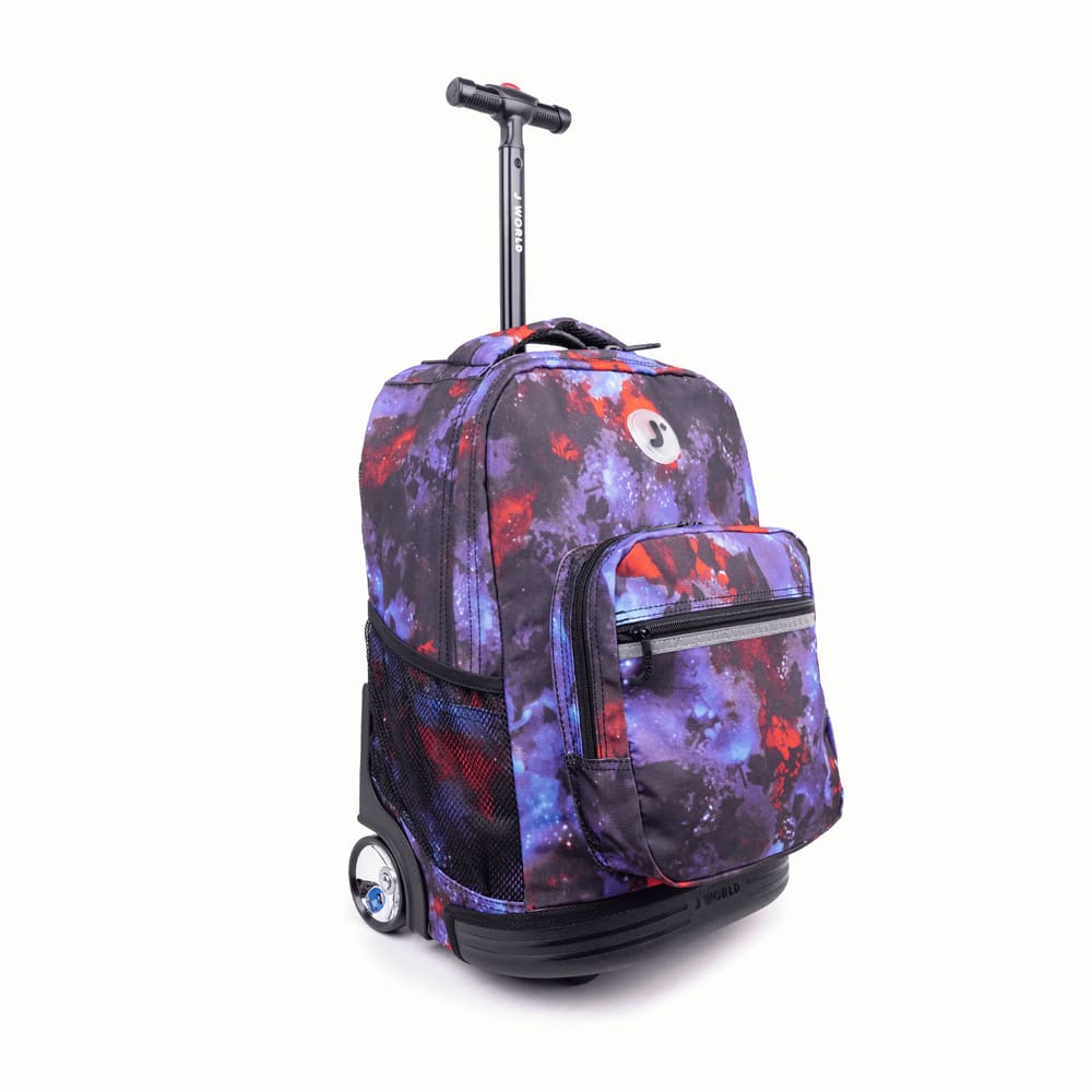 Mochila com rodinhas J World Sunrise 18 para escola e viagens