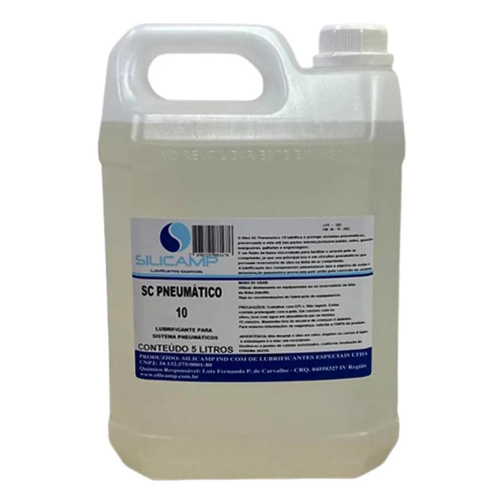 Óleo Lubrificante Iso 10 Ferramenta Pneumática Lubrifil 5L