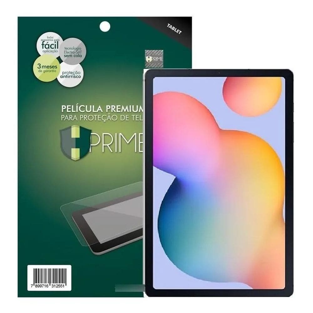 5X Pelicula Hprime Galaxy Tab S6 Lite P610 P615 Invisivel Fo