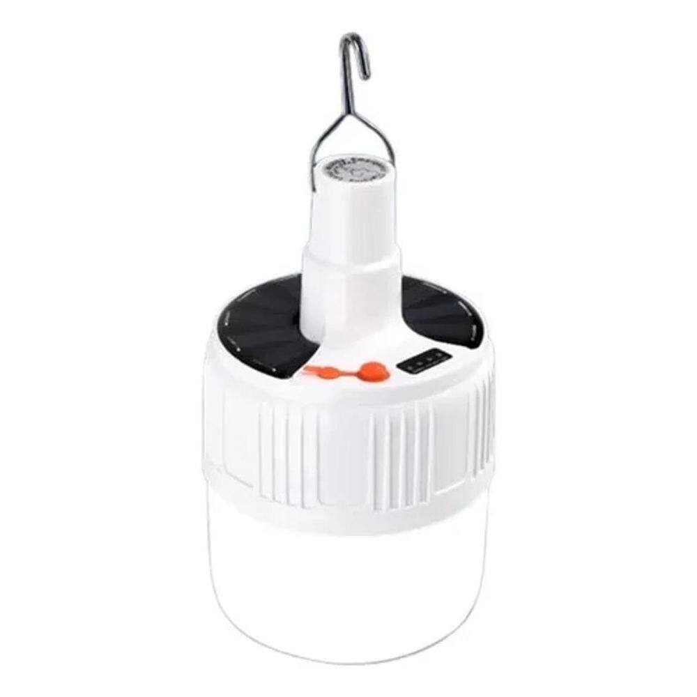 Lâmpada Luz Emergência Led Recarregável Usb Solar Portátil