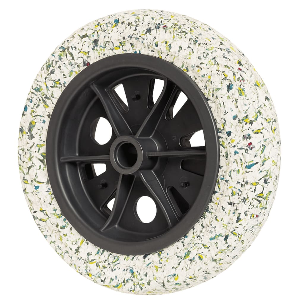 Roda Com Pneu Carrinho De Mão Não Fura Maciço 26 Mm Aro 8 3.25 X 8/1
