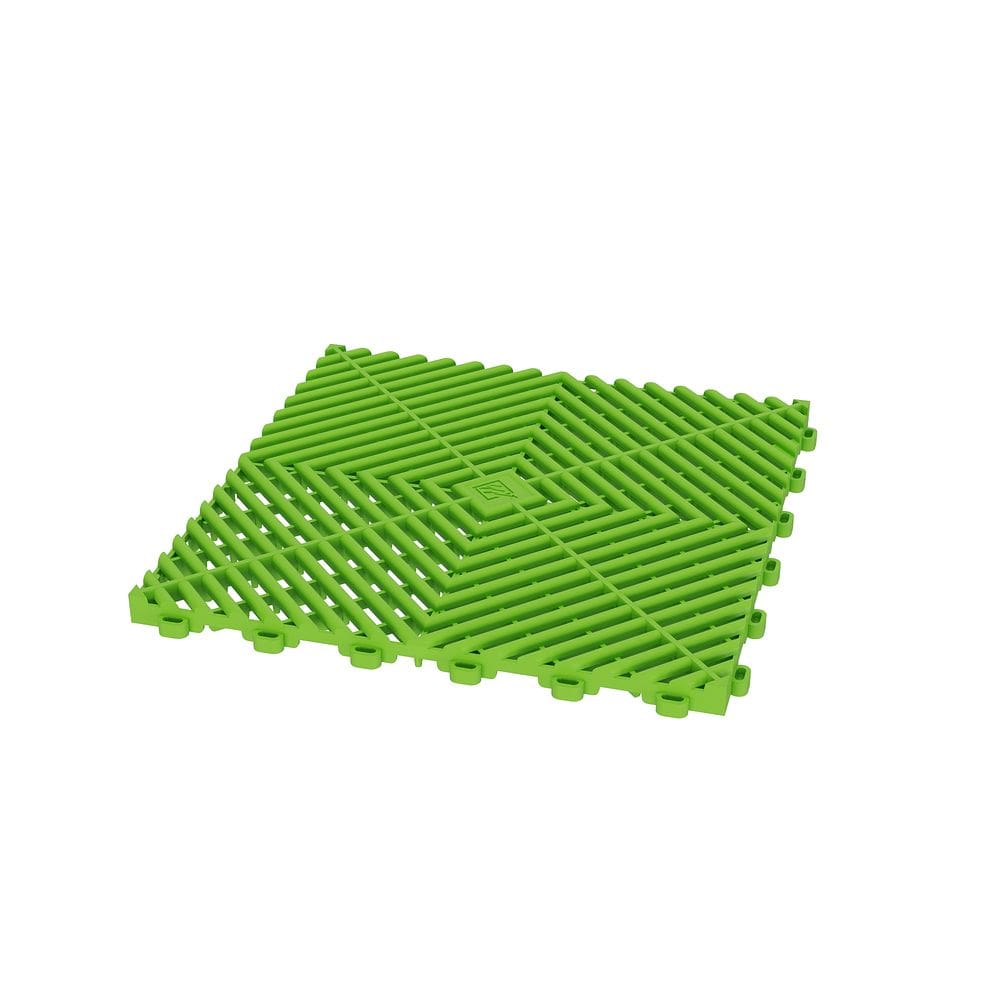 Piso Modular Verde Fluorescente - Unidade 30X30