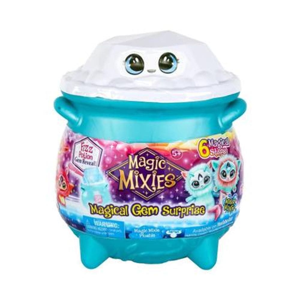 Magic Mixies Caldeirão Mágico Gem Surprise Azul 2458 - CANDIDE
