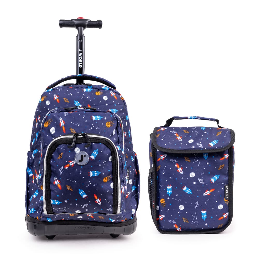 Mochila com rodinhas J World Lollipop 16 Kids com lancheira