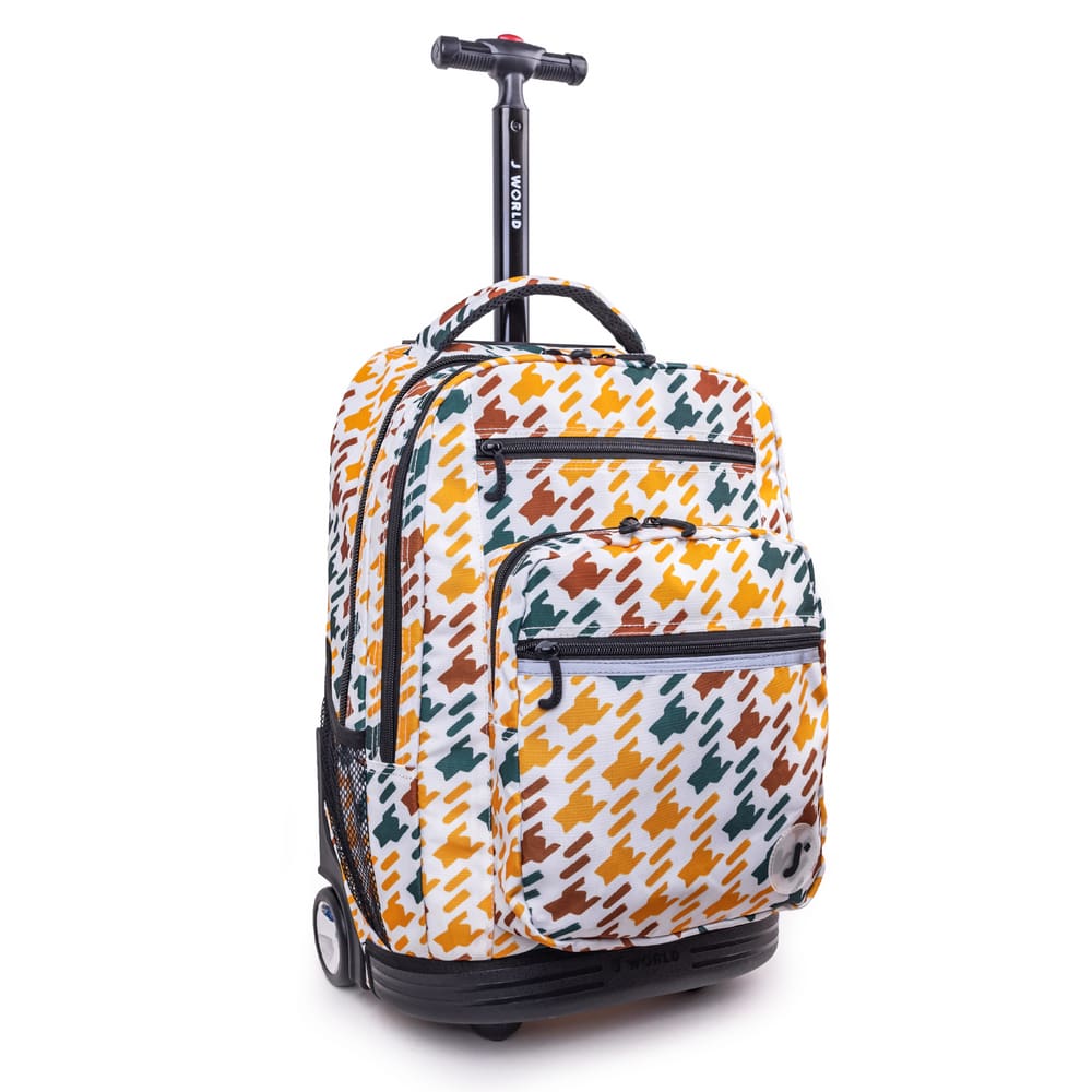 Mochila com rodinhas J World Sundance 20 com capa para laptop