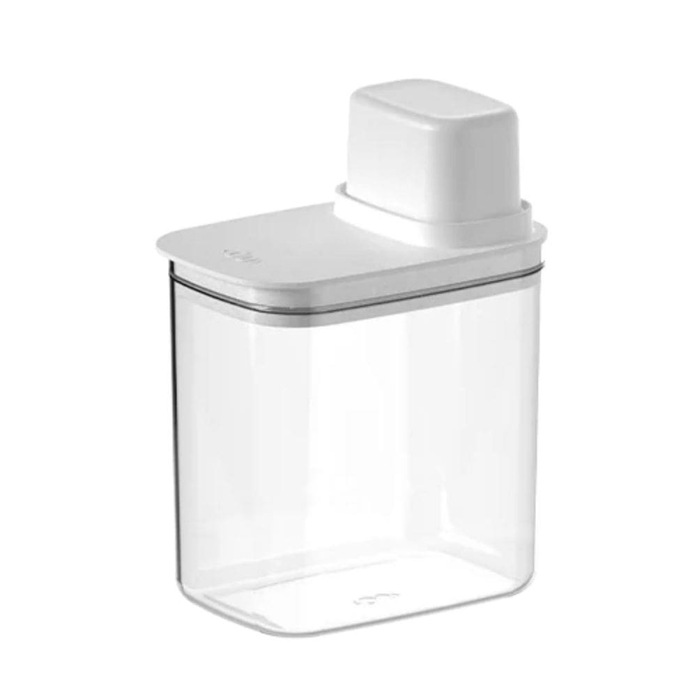 Kit 2 Pote Hermetico Ou C/Medidor 1,5L Drop - Branco
