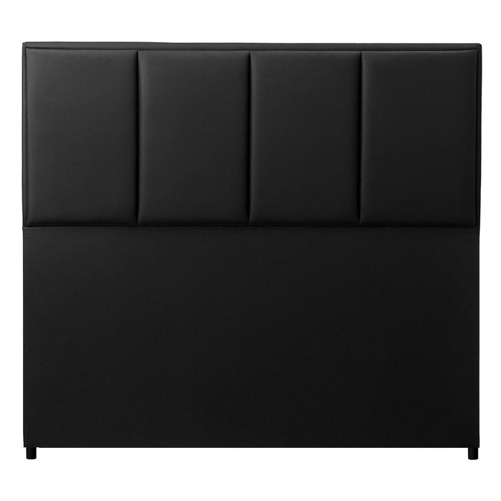 Cabeceira 140Cm Dsoll Requinte Corino Preto