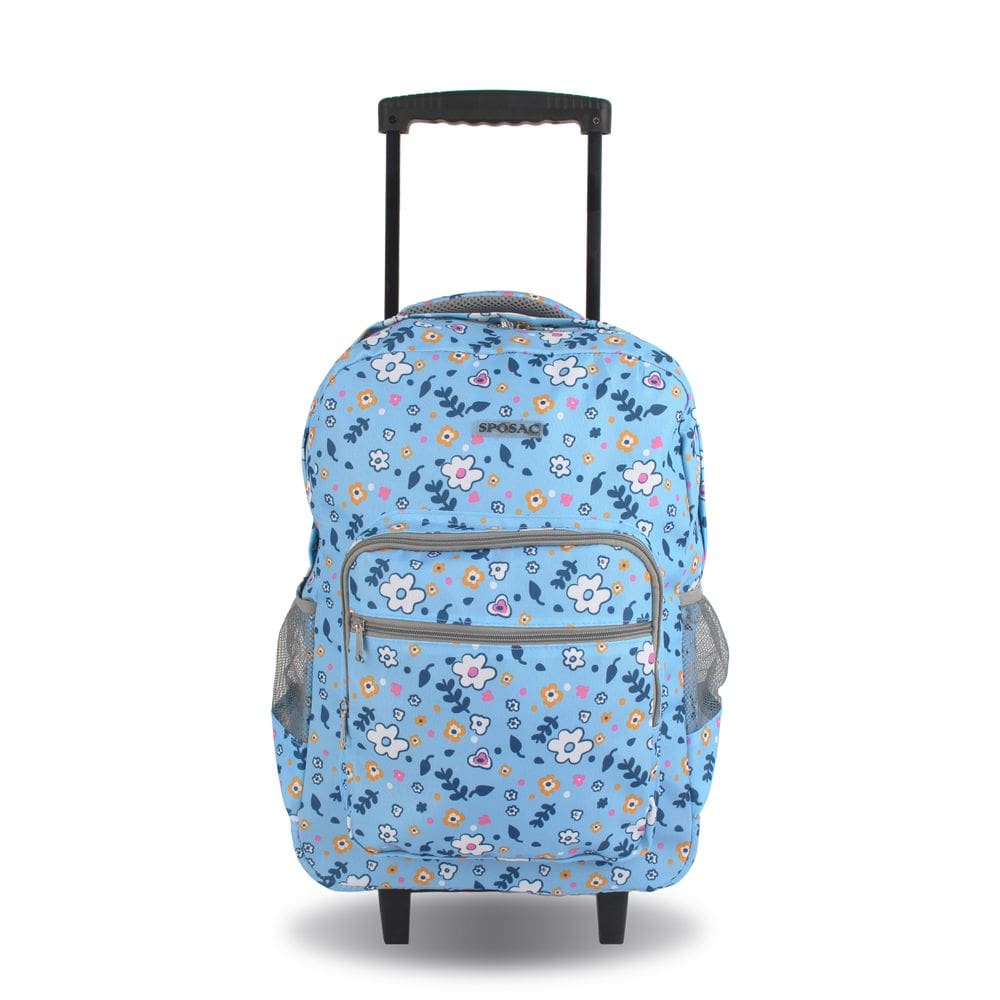 Mochila com rodinhas SPOSAC 19 unissex para escola e viagens 34,5 L