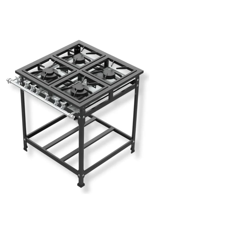 Fogão Industrial 4 Bocas 40x40 P8 Leona