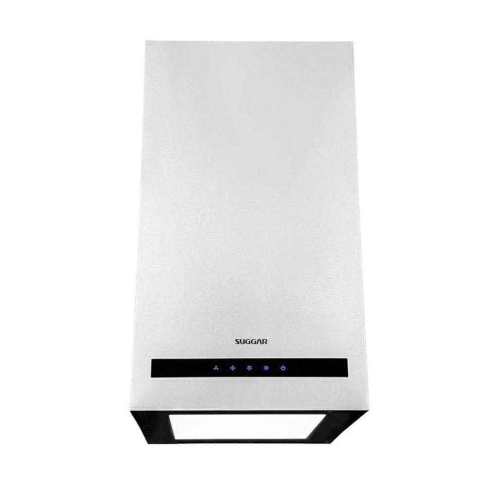 Coifa Suggar Ilha Quadrada Opala Led Inox 110V