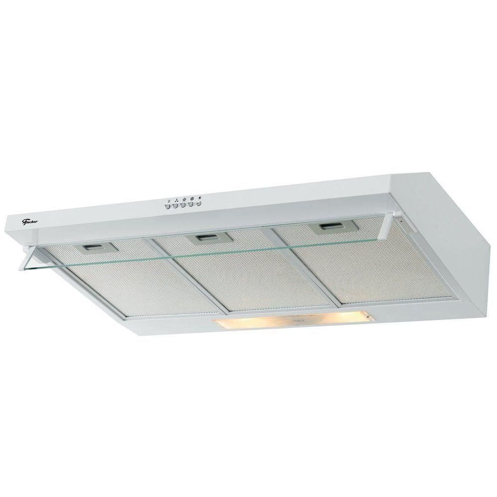 Depurador De Ar Para Fogão De 5 E 6 Bocas Fischer De 80 Cm Branco 110V