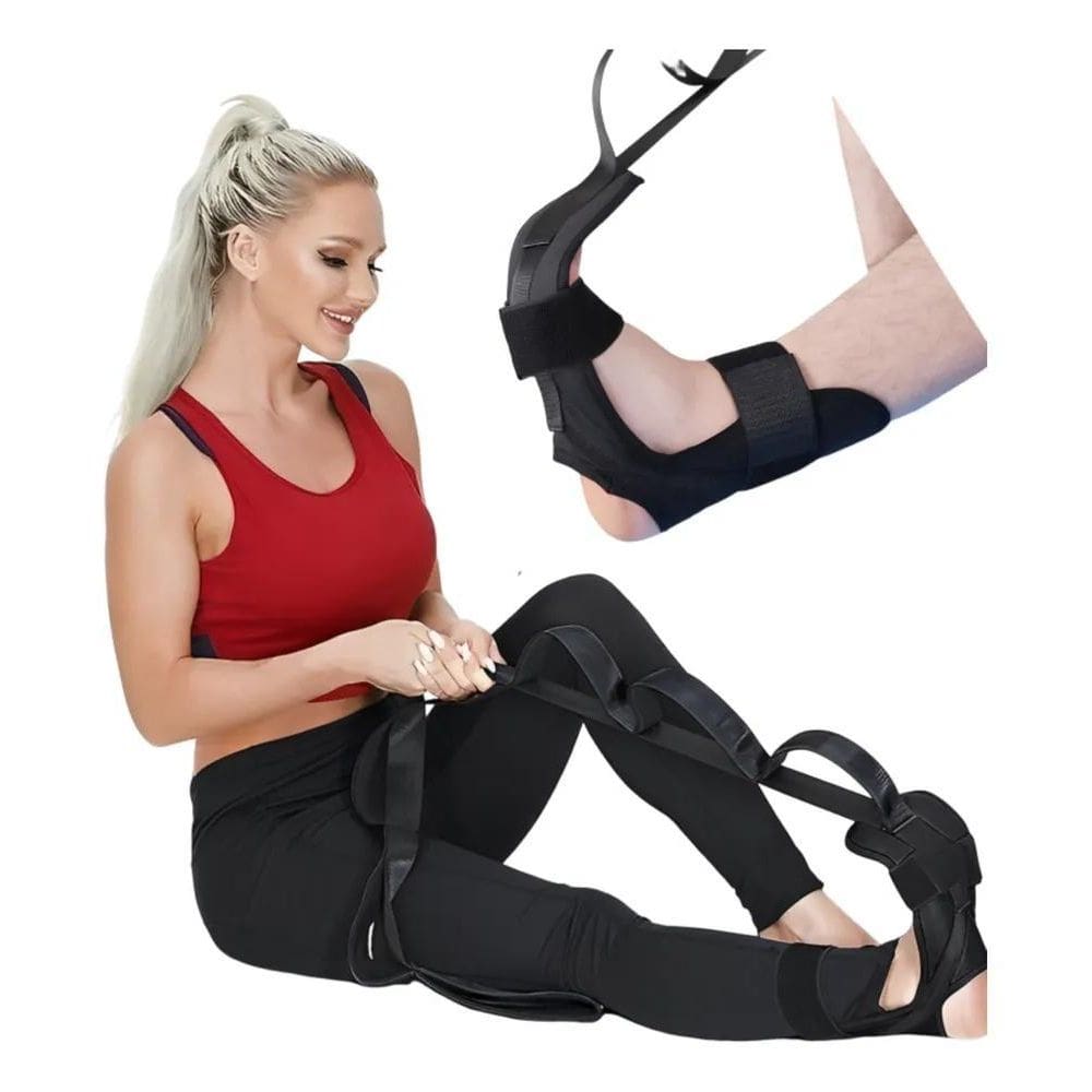 5X Fita Alongamento Para Pernas Pés Pilates Yoga E Fisiotera