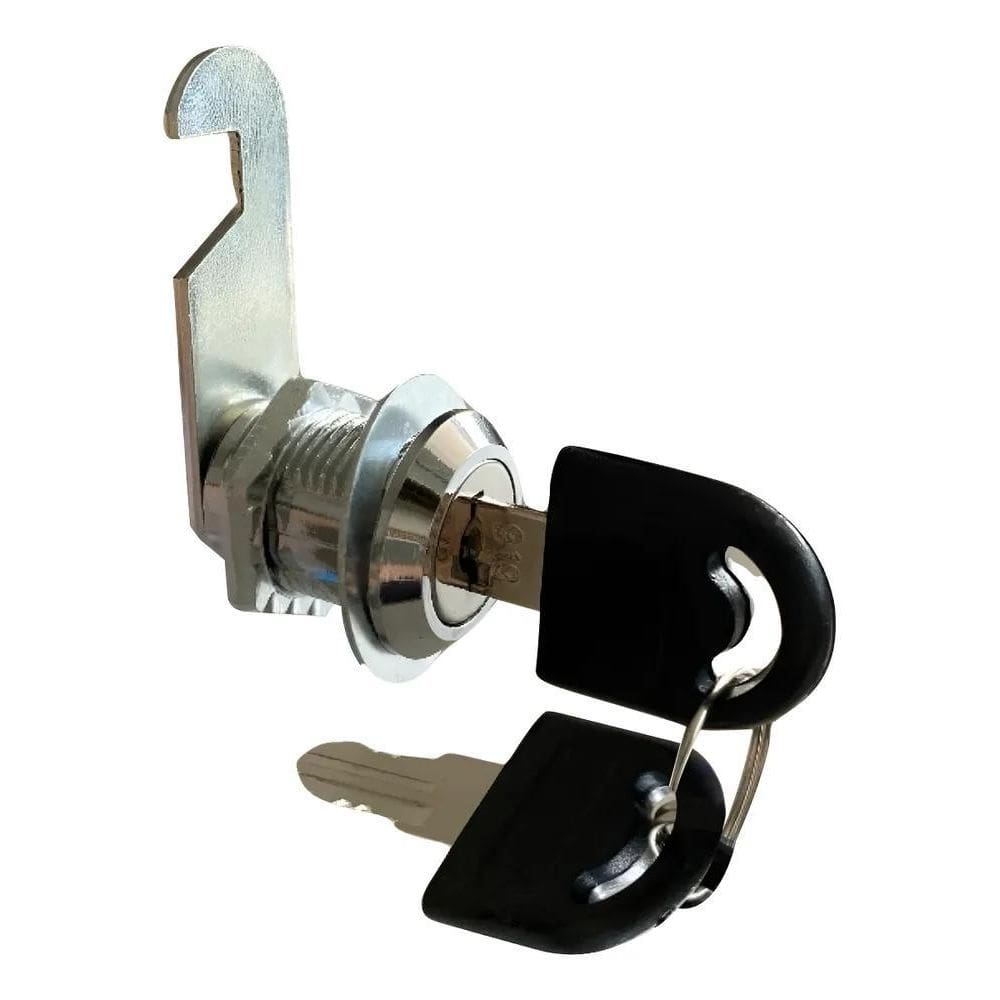 Fechadura Fecho Lingueta Com Chave Para Armário De Aço