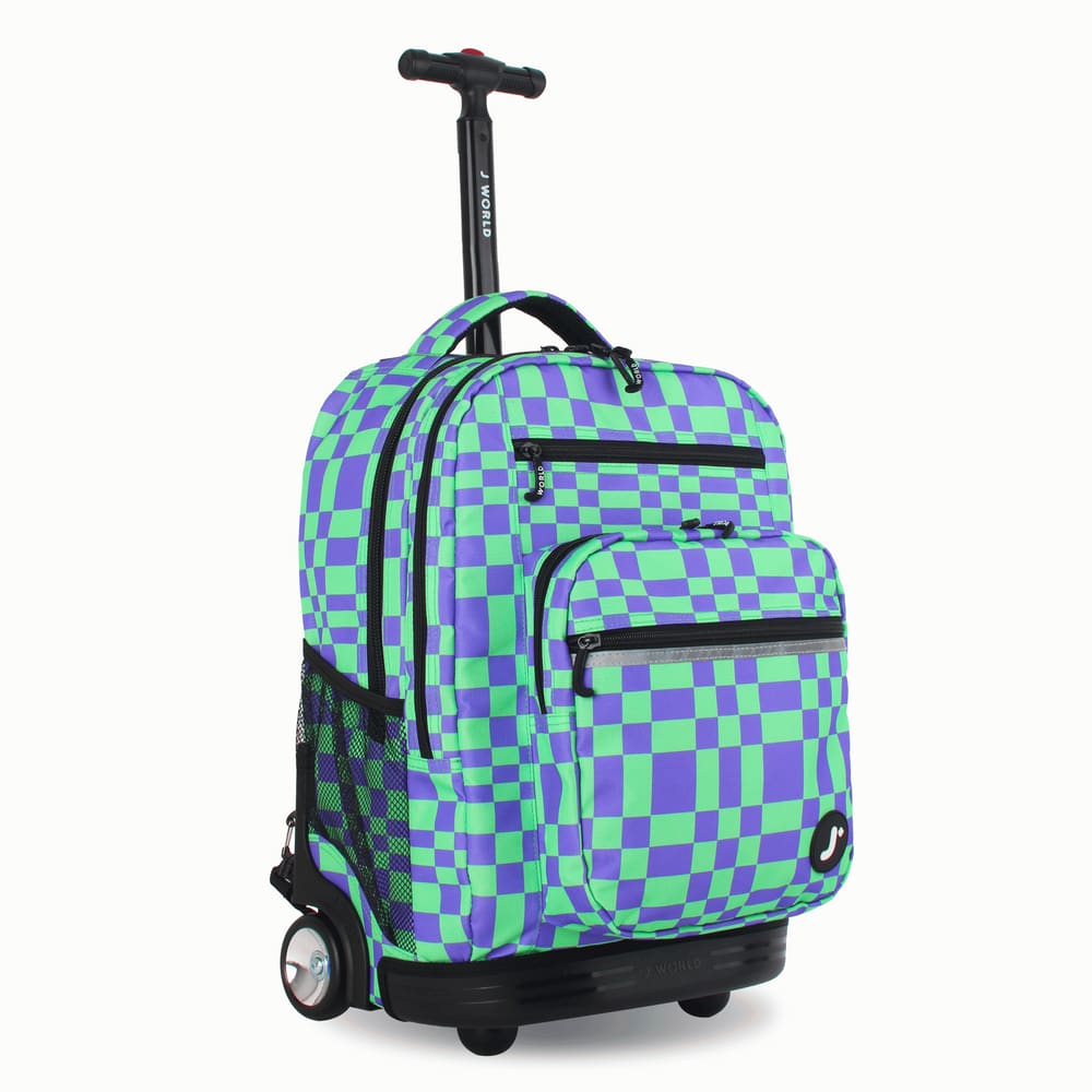 Mochila com rodinhas J World Sundance 20 com capa para laptop de 15,6”