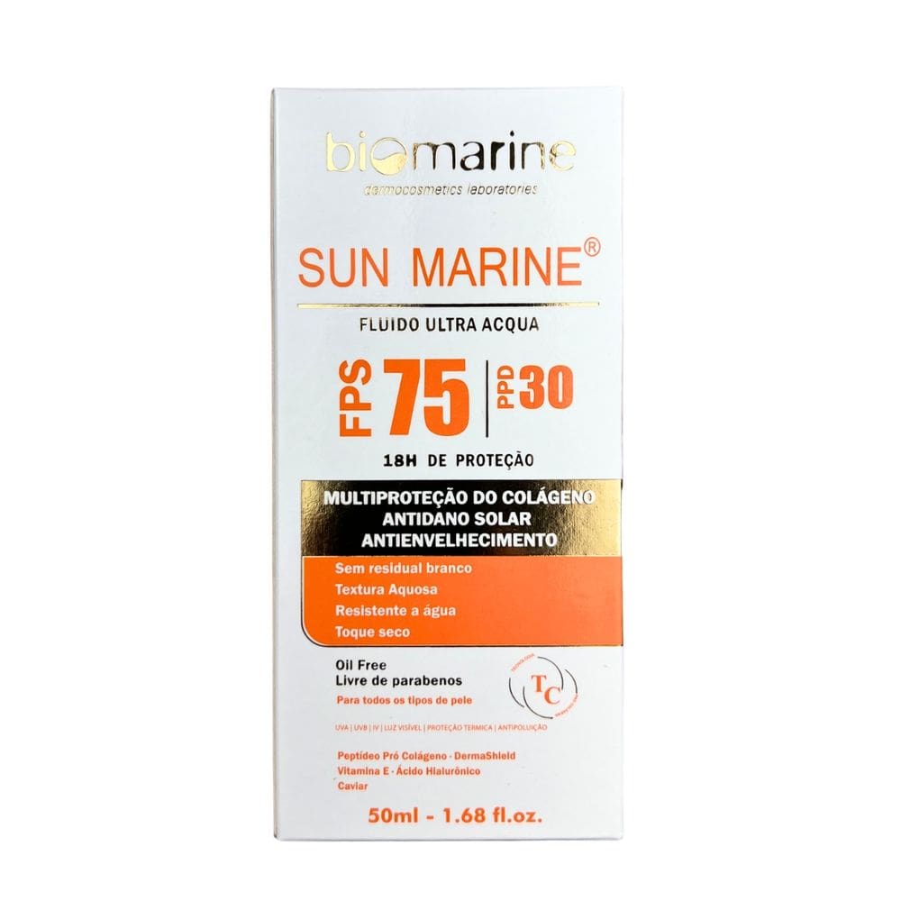 Sun Marine Fluido Acqua Fps75 Biomarine 50ml