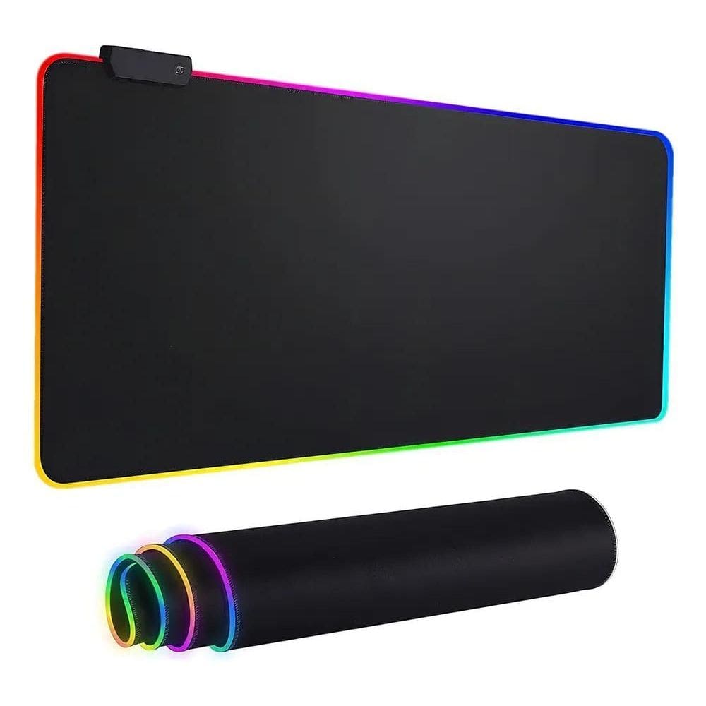 5X Mouse Pad Gamer Rgb Led Speed Para Mouse E Teclado 80X30C