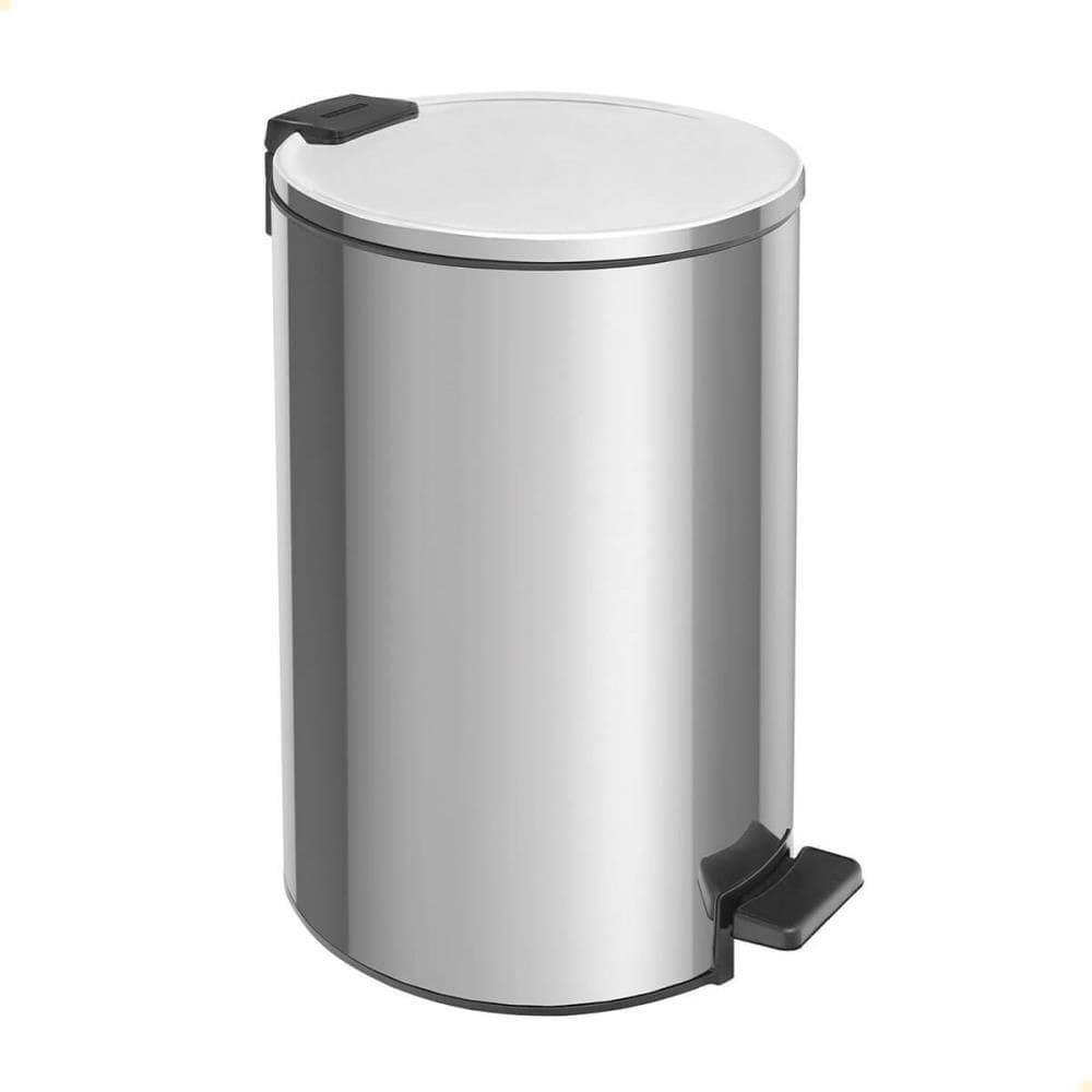 Lixeira Inox Tramontina Com pedal Loop 20L Fechamento Softclose 94547/020