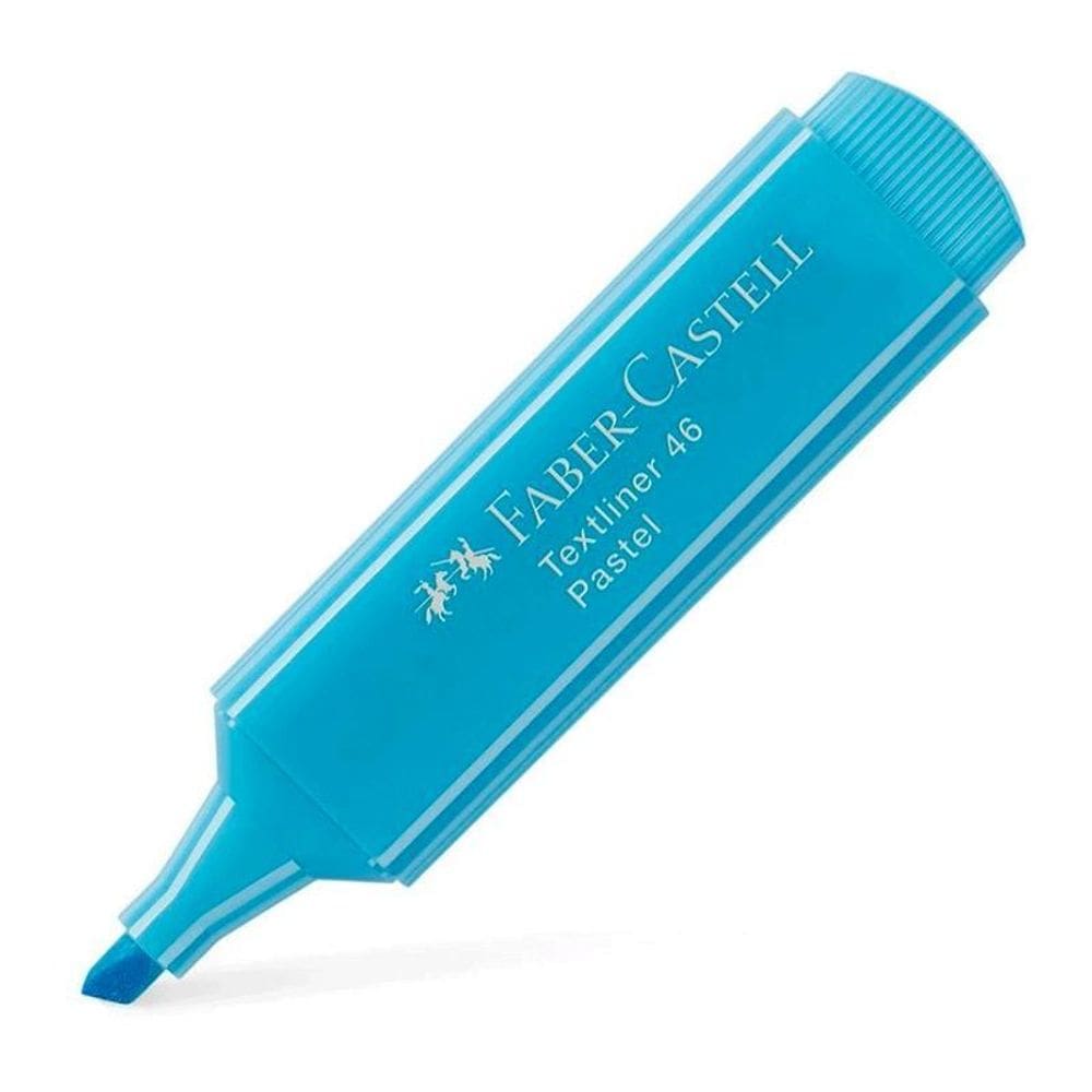 Pincel marca texto Textliner 46 - Azul pastel- MT/1546AZ - Faber-Castell