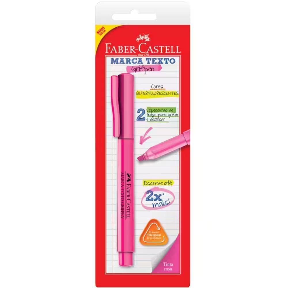 Marca texto Rosa Faber-Castell