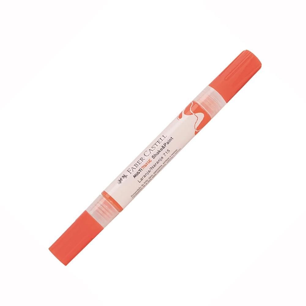 Pincel marcador permanente Multimark Laranja - Faber-Castell