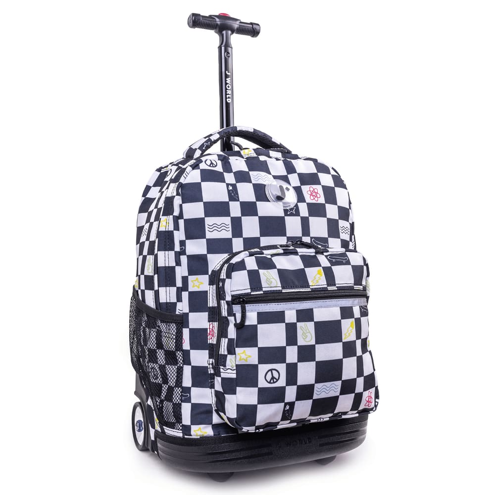 Mochila com rodinhas J World Sunrise 18 para escola e viagens