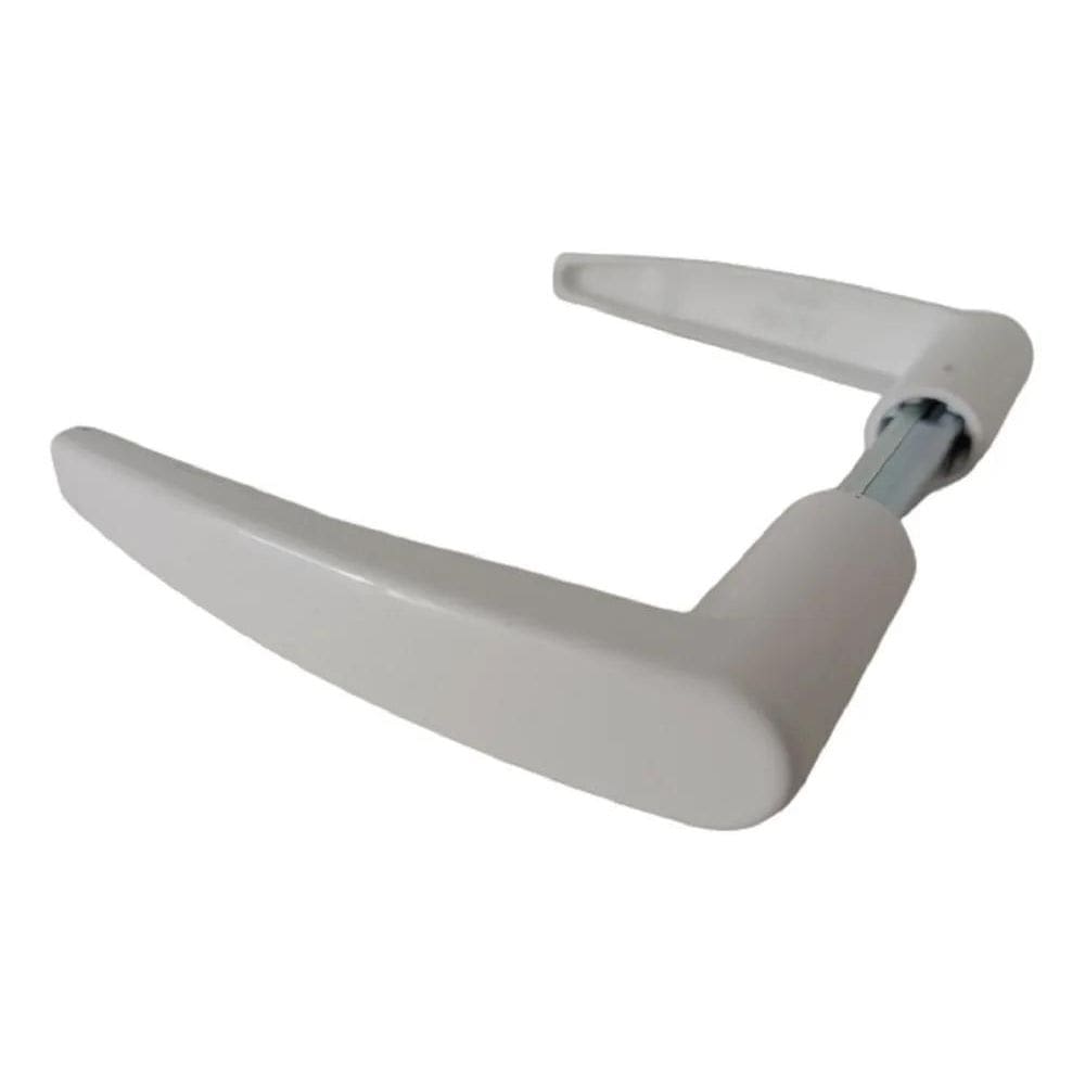 5X Maçaneta Branca Para Porta Tamanho Universal Stam Modelo
