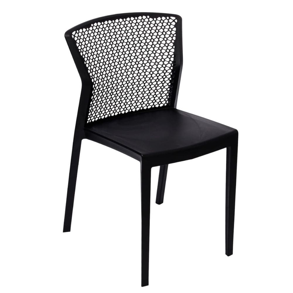 Cadeira Peti em Polipropileno Preto Im In