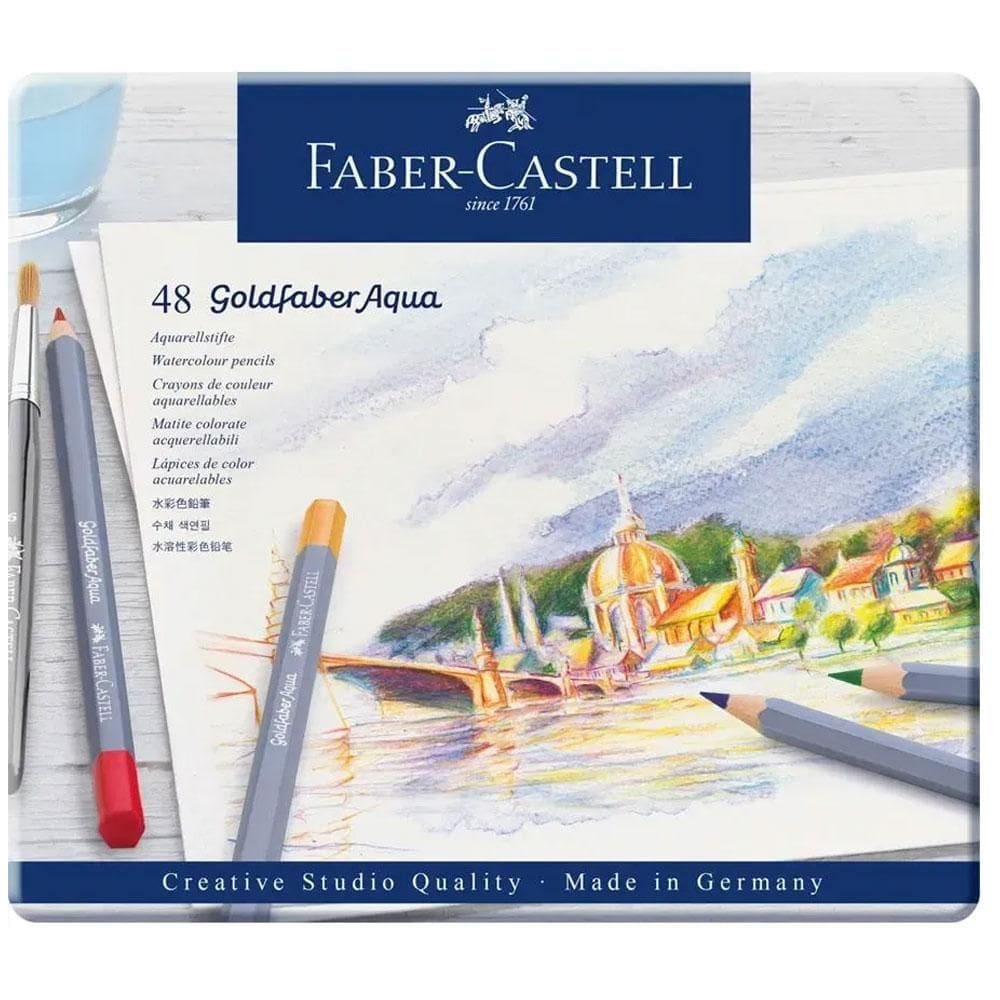 Lápis de cor 48 cores aquarelável Faber-Castell