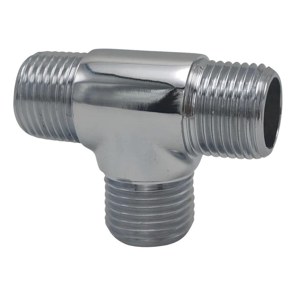 5X Adaptador Em Metal Conector Cano T Para Torneira Monocoma