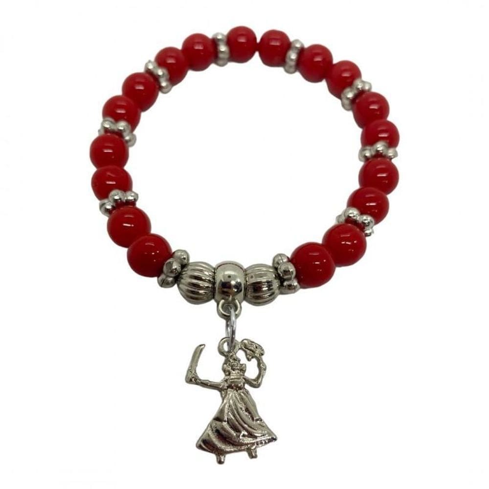 Pulseira Iansã Vermelha Imagem Cerâmica
