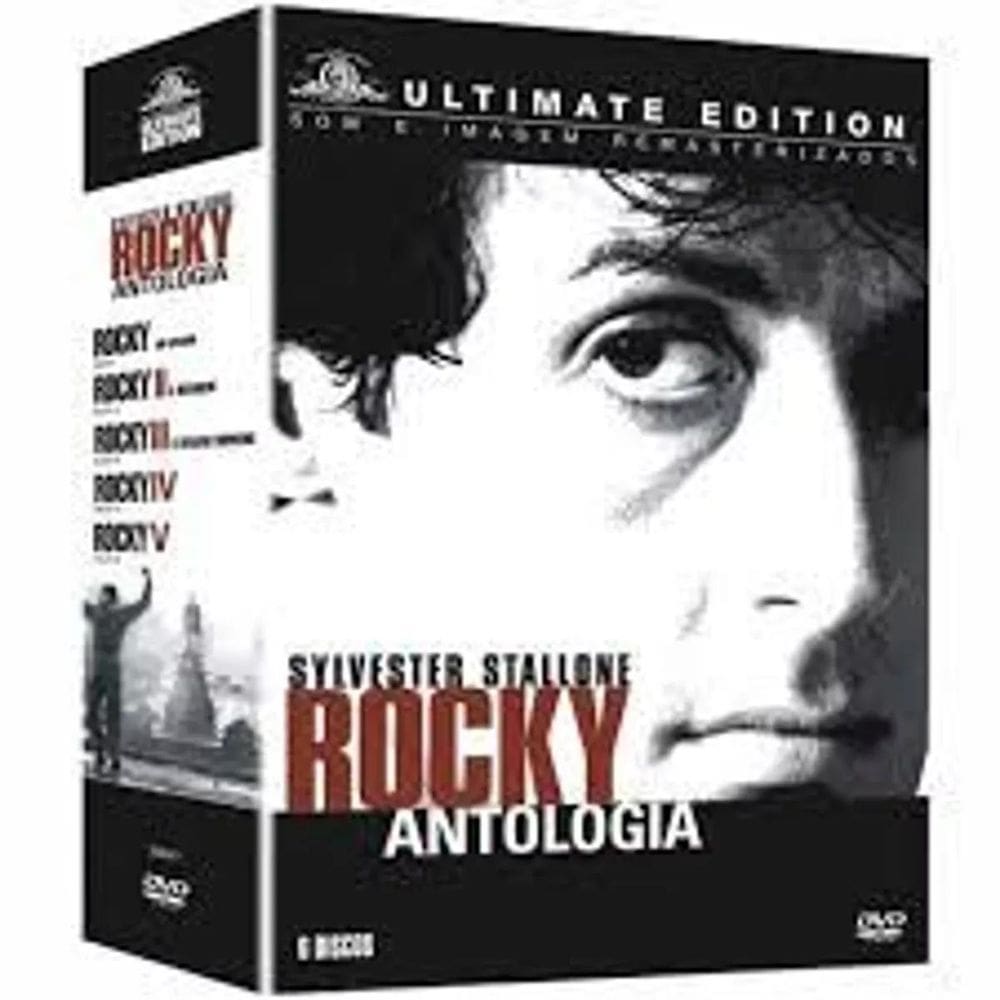Box Rocky Antologia Ultimate Edition Sylvester Stallone Dvd