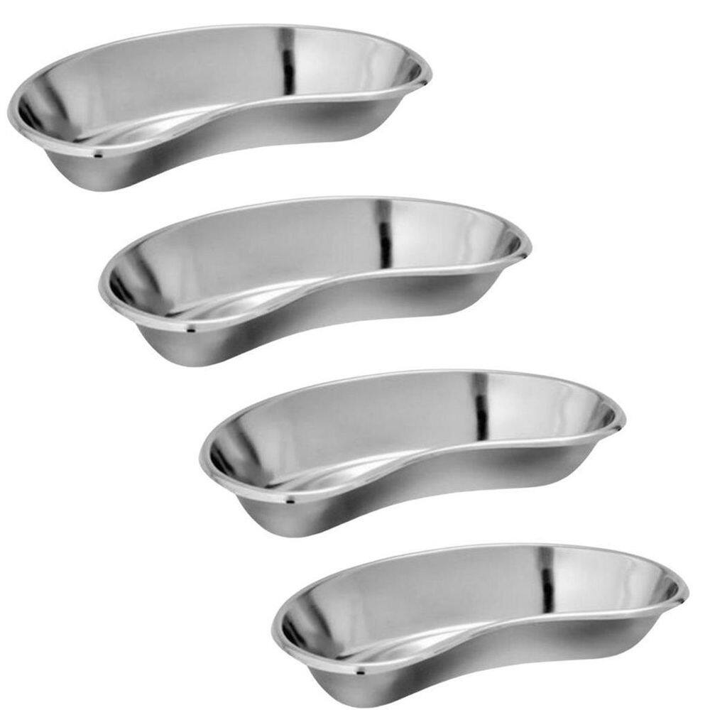 4 Cuba Rim Inóx Procedimentos 26X12X5 Cm Supermedy