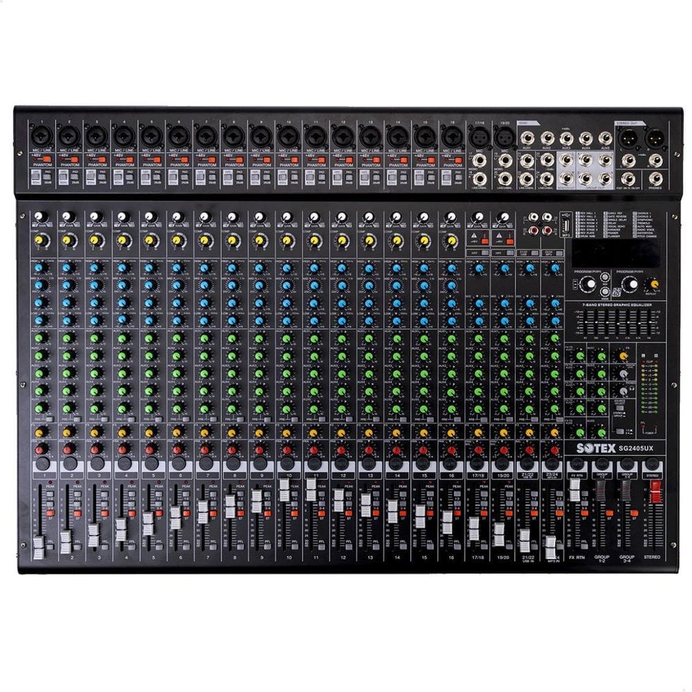 Mesa Analogica 24 Canais Sotex Sg2405Ux